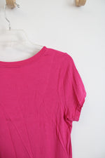 Shadowline Pink V-Neck Knit Dress | S