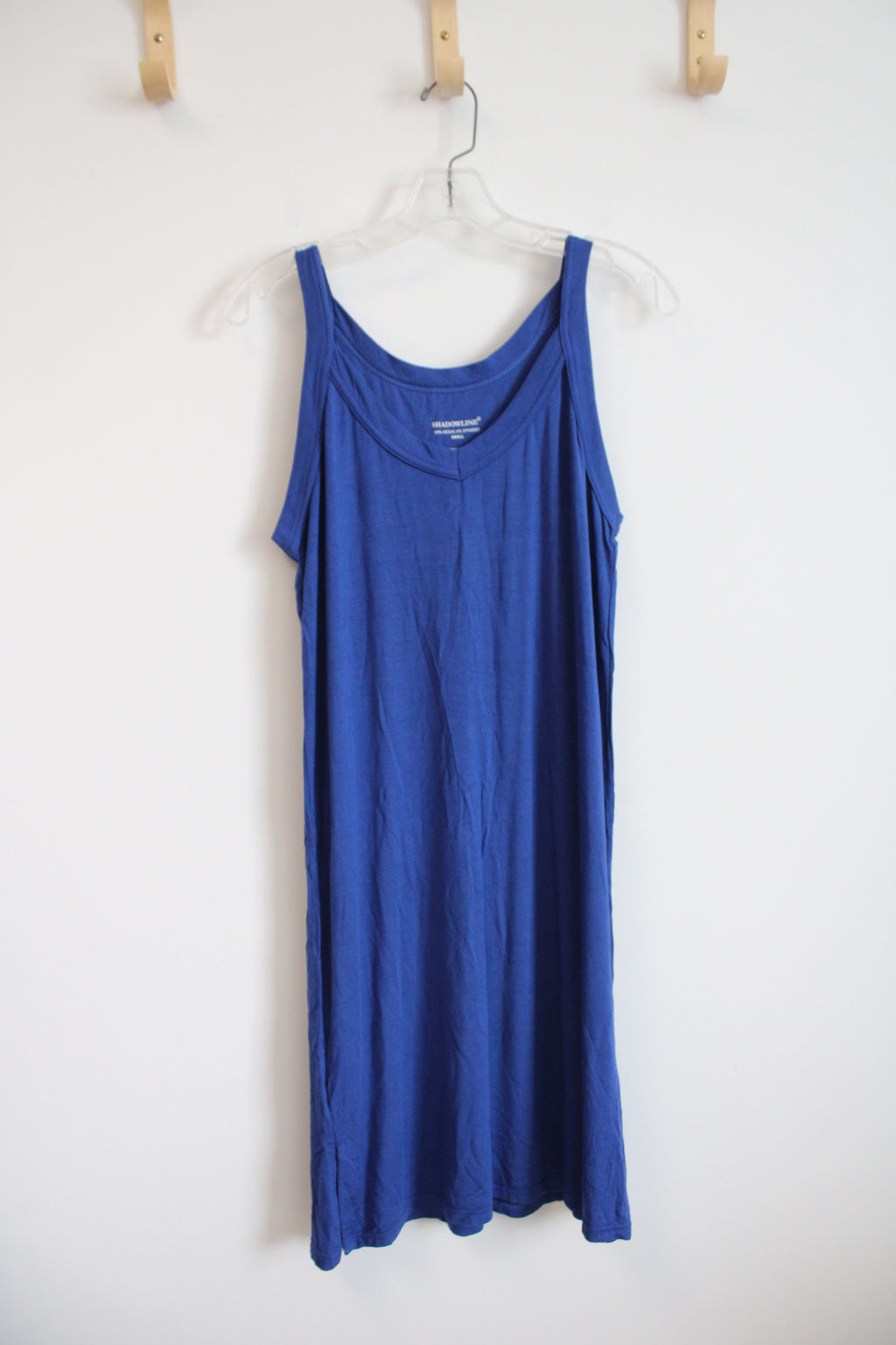 Shadowline Blue Sleeveless Knit Dress | S