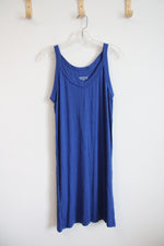 Shadowline Blue Sleeveless Knit Dress | S