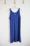 Shadowline Blue Sleeveless Knit Dress | S
