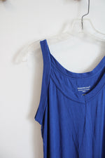 Shadowline Blue Sleeveless Knit Dress | S