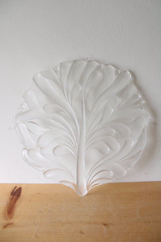 Vintage Mikasa Crystal Larry Laslo Folia Etched Cake Plate | 14.5