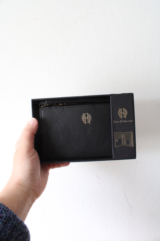 NEW House Of Harlow 1960 Black Wallet Wristlet