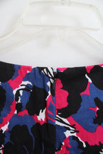 Talbots Blue And White Floral Sheath Dress With Bottom Ruffle | 10