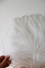 Vintage Mikasa Crystal Larry Laslo Folia Etched Cake Plate | 14.5
