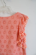 Lilly Pulitzer Astara Peach Eyelet Cotton Dress | XS