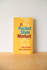 A Pocket Style Manual Ninth Edition By Diana Hacker & Nancy Sommers