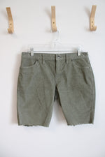 Carve Designs Sage Green Corduroy Cut Off Shorts | 4