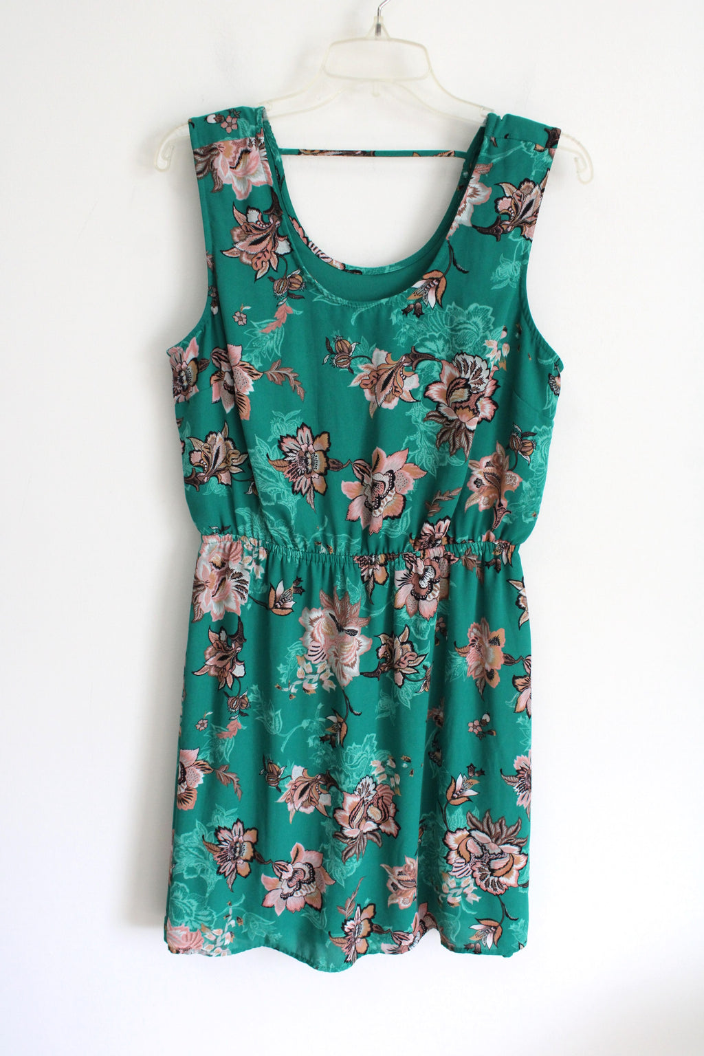 Green Floral Dress | L