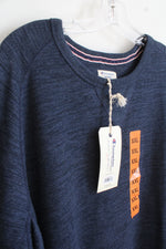 NEW Champion Heathered Navy Blue Crewneck Sweatshirt | XXL