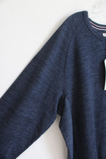 NEW Champion Heathered Navy Blue Crewneck Sweatshirt | XXL