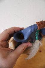 Native American "End Of The Trail" Painted Wedding Vase