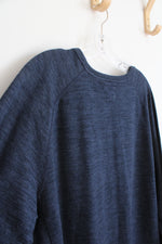 NEW Champion Heathered Navy Blue Crewneck Sweatshirt | XXL