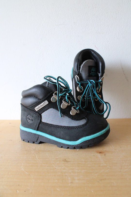 Timberland Black & Blue Boots | Size Toddler 7