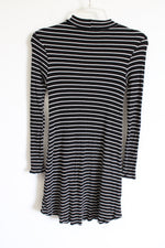 One Clothing Los Angeles Black White Mock Neck Dress | S