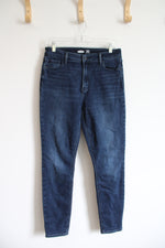 Old Navy High Rise Rockstar Super Skinny Dark Wash Jeans | 10