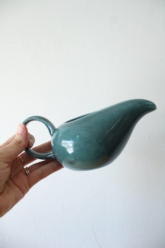 Russel Wright Steubenville Seafoam Blue Pottery Creamer Pourer