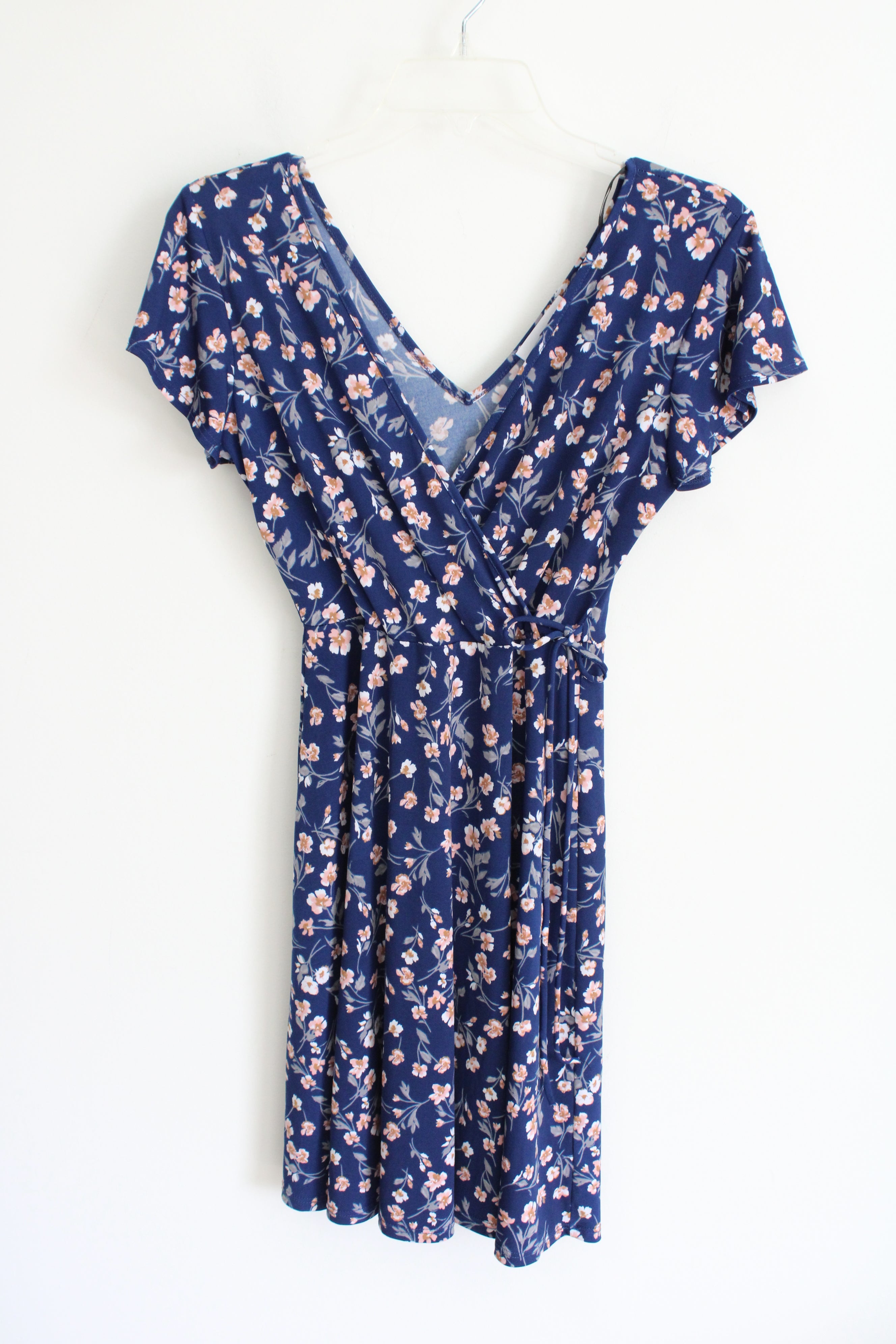 Kaileigh Blue Floral Dress | XS