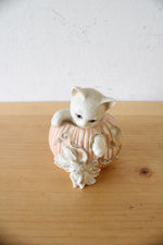 Lenox Halloween Cat In Pumpkin & Mouse Figurine