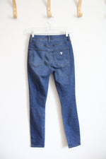 Guess Dark Wash Distressed Jeans | 24