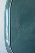 Russel Wright Steubenville Seafoam Blue Pottery Oval Serving Platter