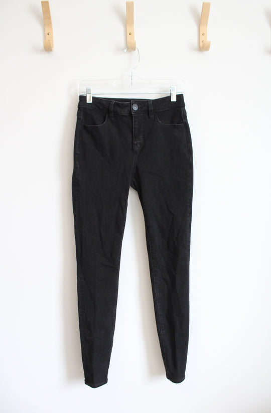 American Eagle Black High Rise Jeggings | 4 Long