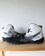 NEW Asics Cael V7.0 Black & White Wrestling Shoes | Size 14