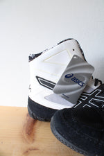 NEW Asics Cael V7.0 Black & White Wrestling Shoes | Size 14