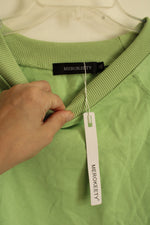 NEW Merokeety Green Crew Neck Oversized Sweatshirt | XL