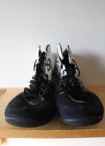 NEW Asics Cael V7.0 Black & White Wrestling Shoes | Size 14