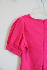 Tommy Hilfiger Hot Pink Floral Dress | 10