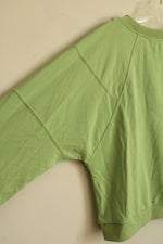 NEW Merokeety Green Crew Neck Oversized Sweatshirt | XL