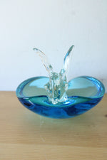 Murano Blown Glass Bowl Vintage Rabbit Candy Dish