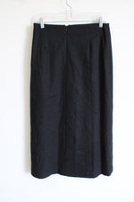 Vintage Gap Black Wool Blend Skirt | 4