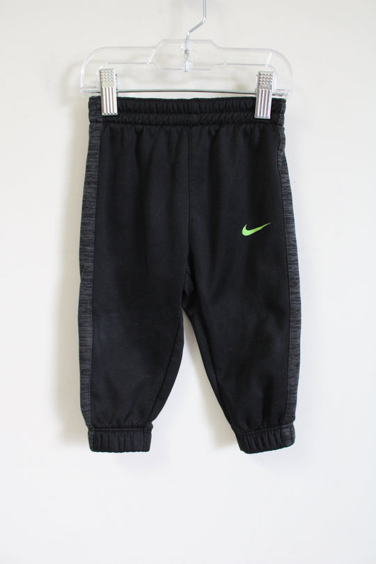 Nike Dri-Fit Fleece Lined Black Jogger Pants | 12 MO