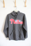 Stitches Gray Phillies Hoodie | M
