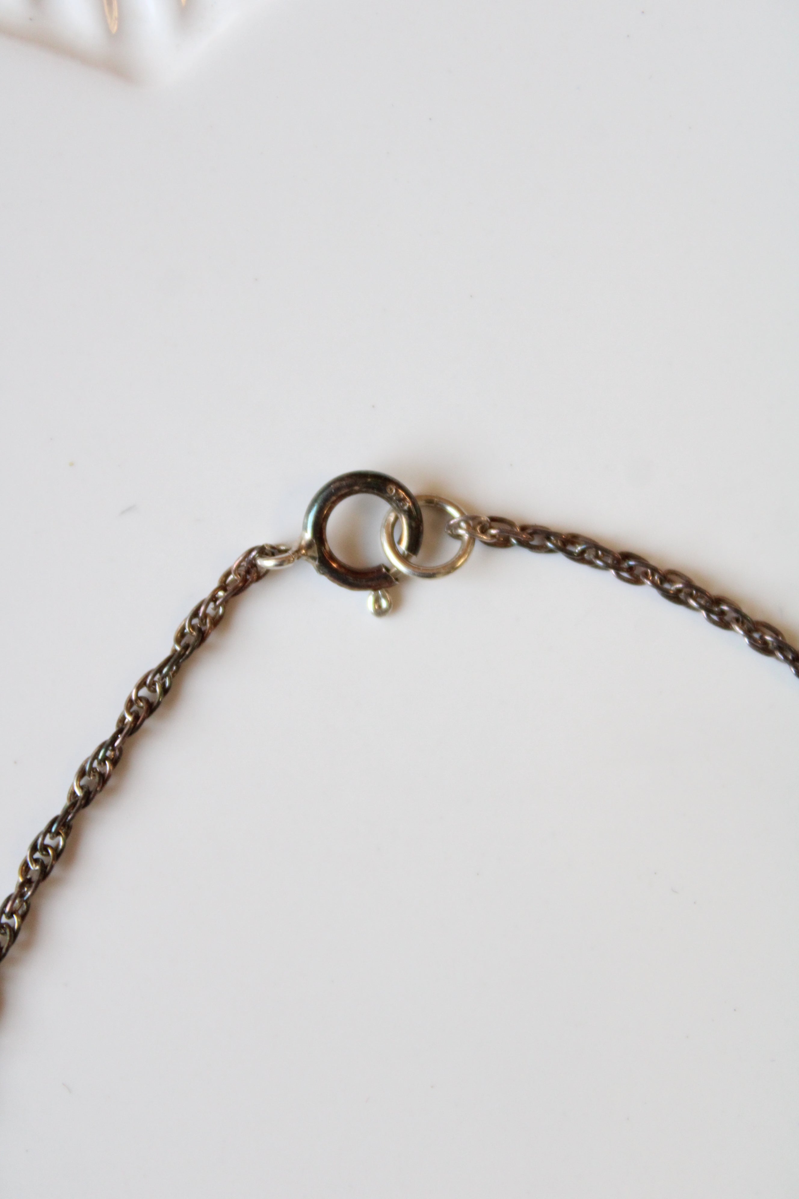 Sterling Silver Double Feather Pendant Necklace
