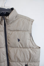U.S. Polo Assn. Tan Puffer Vest | S