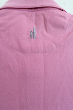 NEW Johnnie-O Dusty Pink Textured Athletic Short Sleeve Polo Shirt | S