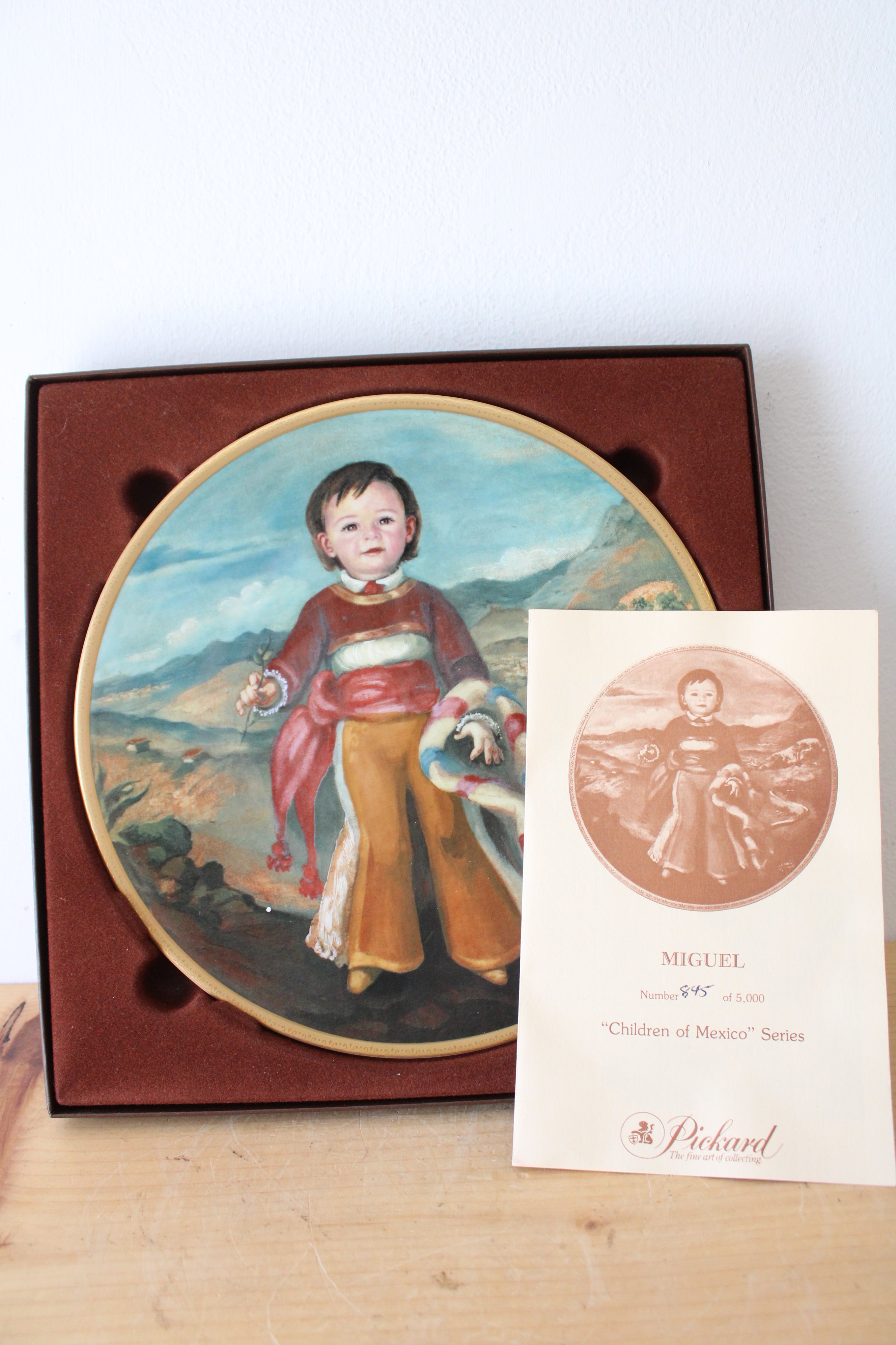 Pickard Children Of Mexico Miguel Decorative Plate