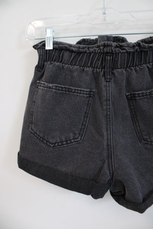 Forever 21 Distressed Cuffed Black Shorts | S