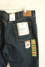 New Lee fleece lined straight leg relaxed jeans | 42/30