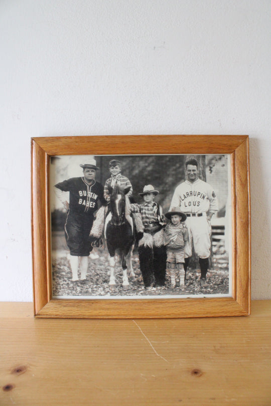 Babe Ruth & Lou Gehrig Framed Photo