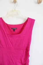 Express Fuchsia Knit Sleeveless Dress | 2