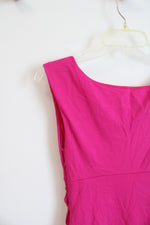 Express Fuchsia Knit Sleeveless Dress | 2