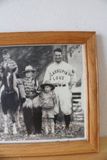 Babe Ruth & Lou Gehrig Framed Photo