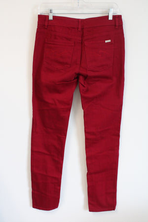 White House Black Market Red Slim Leg Pants | 2 Regular