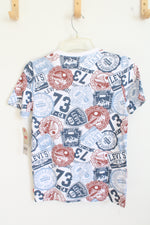 NEW Levi's White, Blue, And Red Logo T-Shirt | M