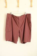 Columbia Maroon Lightweight Athletic Shorts | 42