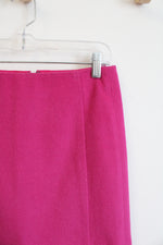 The Limited Fuchsia Wool Blend Mini Skirt | 0
